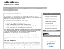 Tablet Screenshot of 1x1hausbau.de